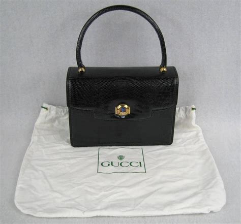 gucci black leather pouch|vintage black gucci handbag.